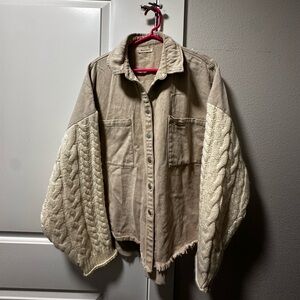 Shop Stevie Two-Tone Utility Jacket